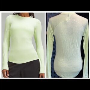 Lululemon Lightweight Boolux Sweater. Lemon vibe color.